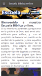 Mobile Screenshot of escuelabiblicaonline.com